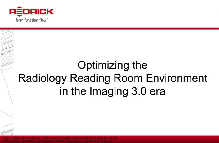 Reading Room Optimization in the Imaging 3.0 Era presentation